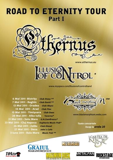 poze concert ethernus si illusion of control in cluj