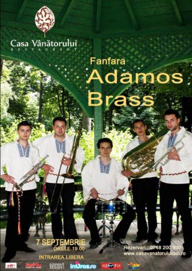 poze concert fanfara adamos brass iasi