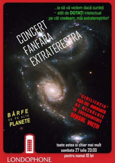 poze concert fanfara extraterestra in londophone pub
