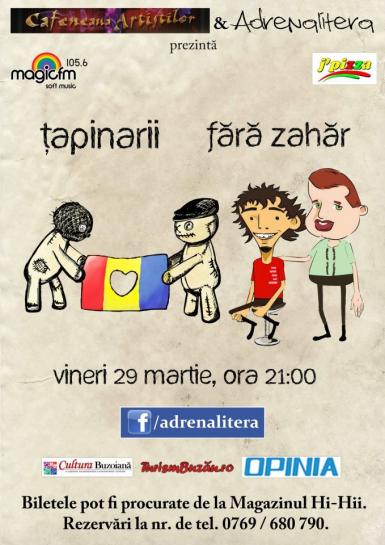 poze concert fara zahar si tapinarii in buzau