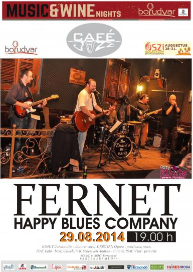 poze concert fernet blues company in jazz cofe