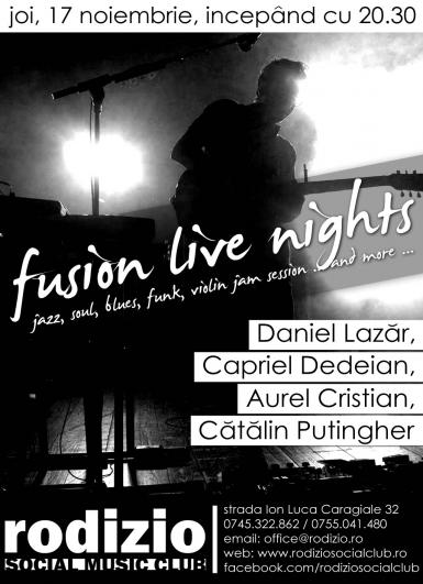 poze concert fusion live nights daniel lazar 17 noiembrie 2011