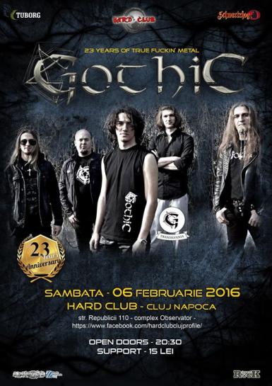 poze concert gothic la cluj hard club