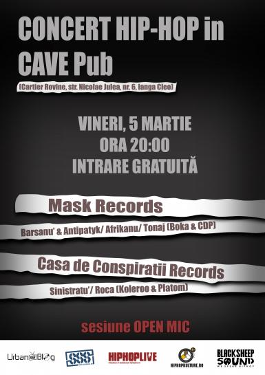poze concert hip hop cave pub craiova 5 martie