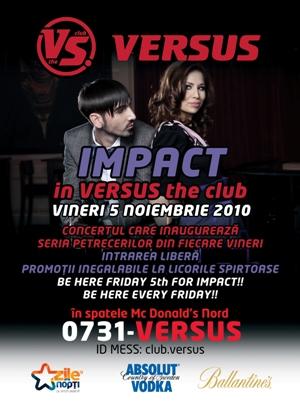 poze concert impact in club versus