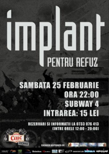 poze concert implant pentru refuz in bacau