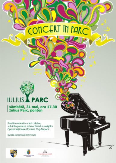 poze concert in parc in iulius parc cluj