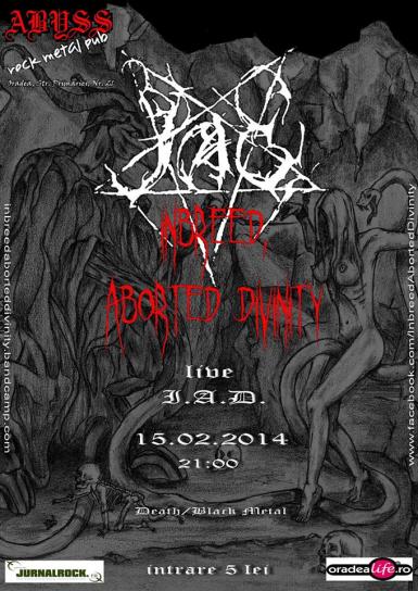 poze concert inbreed si aborted divinity