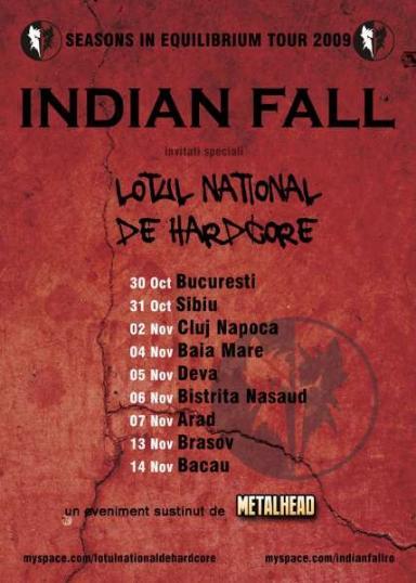 poze concert indian fall grimegod si lotul national de hardcore