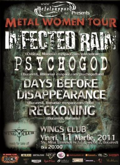 poze concert infected rain si psychogod in wings club 