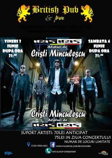 poze concert iris si cristi minculescu british pub