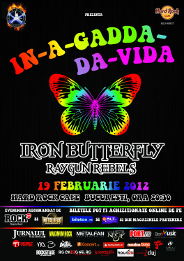 poze concert iron butterfly in hard rock cafe