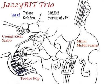 poze concert jazzybit trio la tribuna cafe