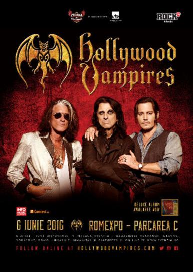 poze concert johnny depp alice cooper joe perry 