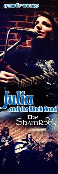 poze concert julia the black band in irish pub the shamrock