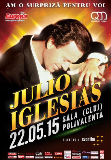 poze concert julio iglesias la cluj in luna mai