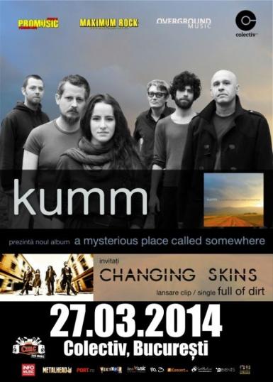 poze concert kumm si changing skins in club colectiv