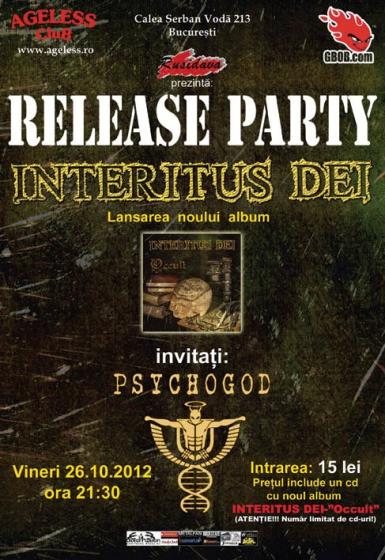 poze concert lansare album interitus dei in ageless club