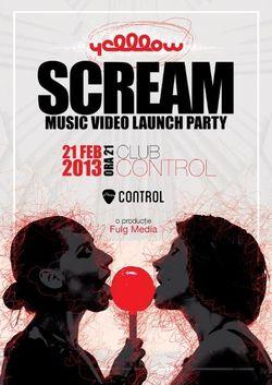 poze concert lansare clip yelllow scream in control