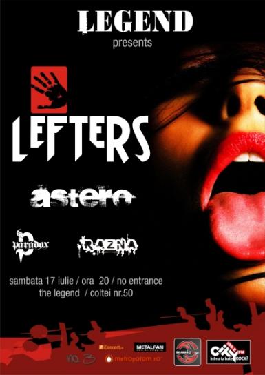 poze concert lefters astero paradox razna la the legend bar din bucuresti