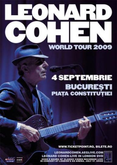 poze concert leonard cohen