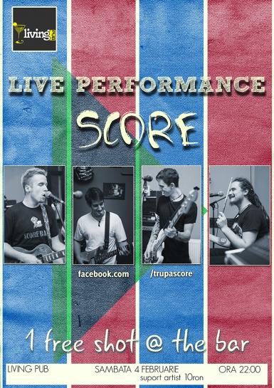 poze concert live score band living pub