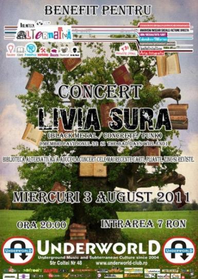 poze concert livia sura in underworld