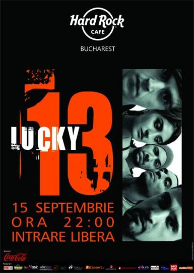 poze concert lucky 13 hard rock cafe