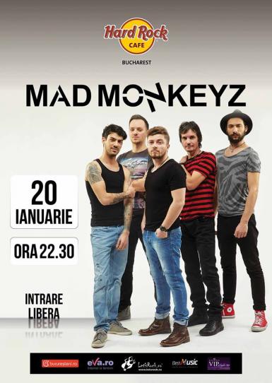 poze concert mad monkeyz la hard rock cafe