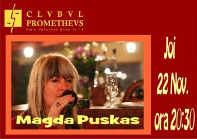 poze concert magda puskas in club prometheus