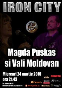 poze concert magda puskas vali moldovan in iron city club