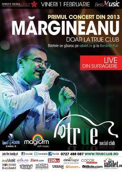 poze concert margineanu in true club