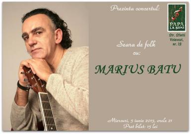 poze concert marius batu la papa la soni