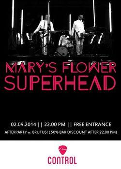 poze concert mary s flower superhead in club control