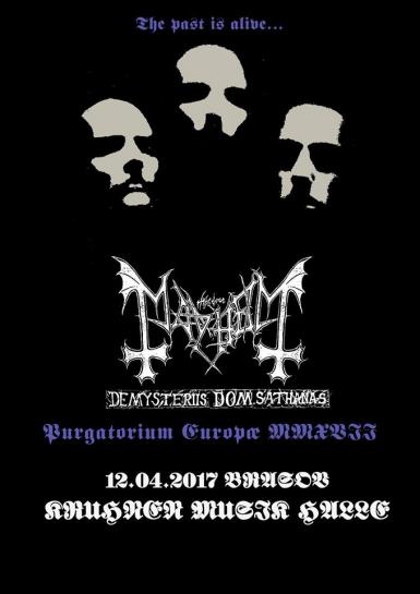 poze concert mayhem la brasov