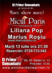 poze concert micul paris si invitatii sai liliana pop marius rosiu