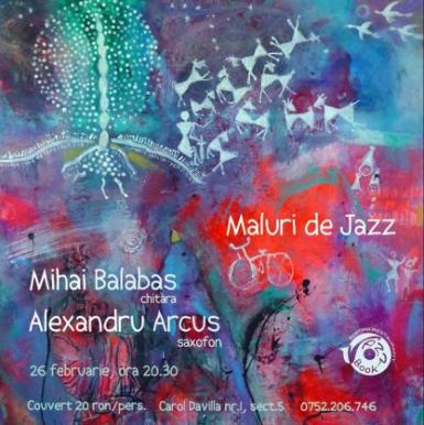 poze concert mihai balabas si alexandru arcus in jazzbook club