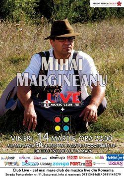 poze concert mihai margineanu in club live