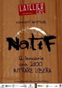 poze concert natif in l atelier cafe 