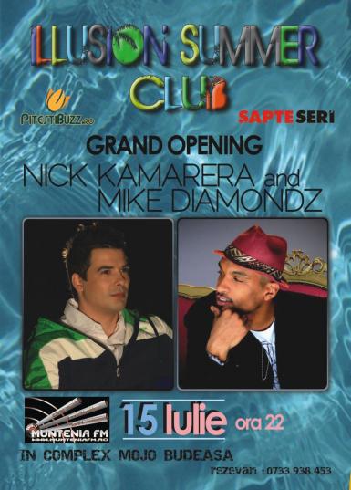 poze concert nick kamarera si mike diamondz