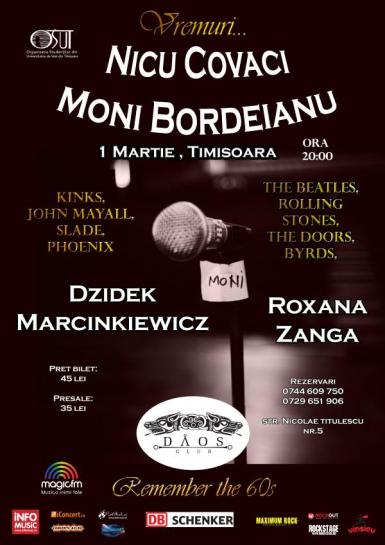 poze concert nicu covaci si moni bordeianu la timisoara