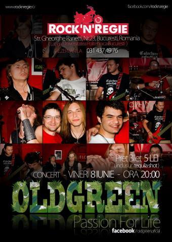 poze concert oldgreen in rock n regie