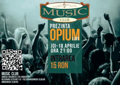 poze concert opium band in music club