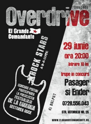 poze concert overdrive la el grande comandante