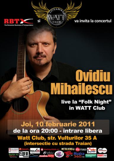 poze concert ovidiu mihailescu in watt club