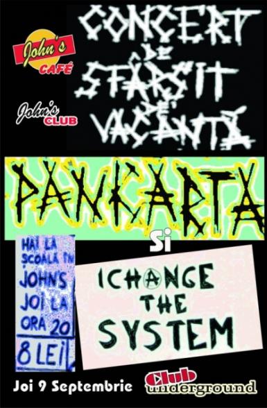 poze concert pankarta si i change the system deva