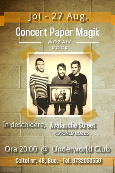 poze concert papermagik underworld