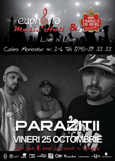 poze concert parazitii la euphoria music hall