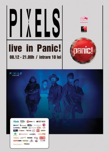 poze concert pixels in panic club