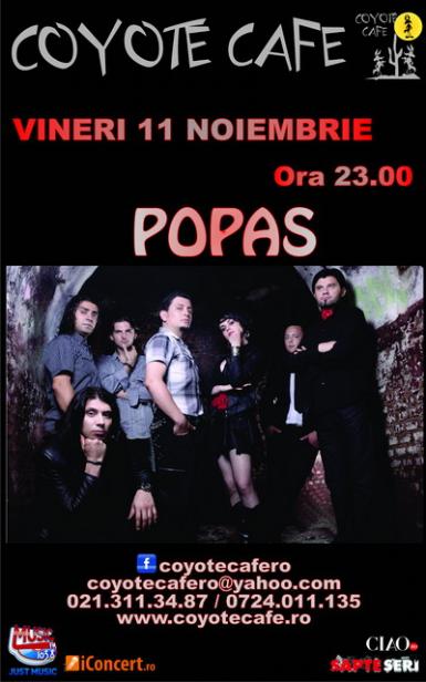 poze concert popas band in coyote cafe